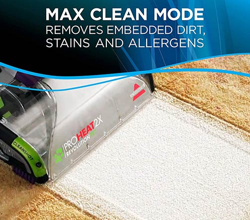 Bissell ProHeat Revolution Max Clean Mode
