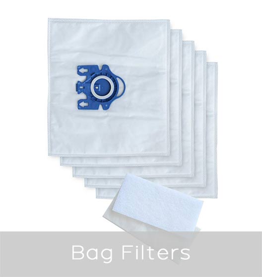 Regular vacuum cleaners bag filters